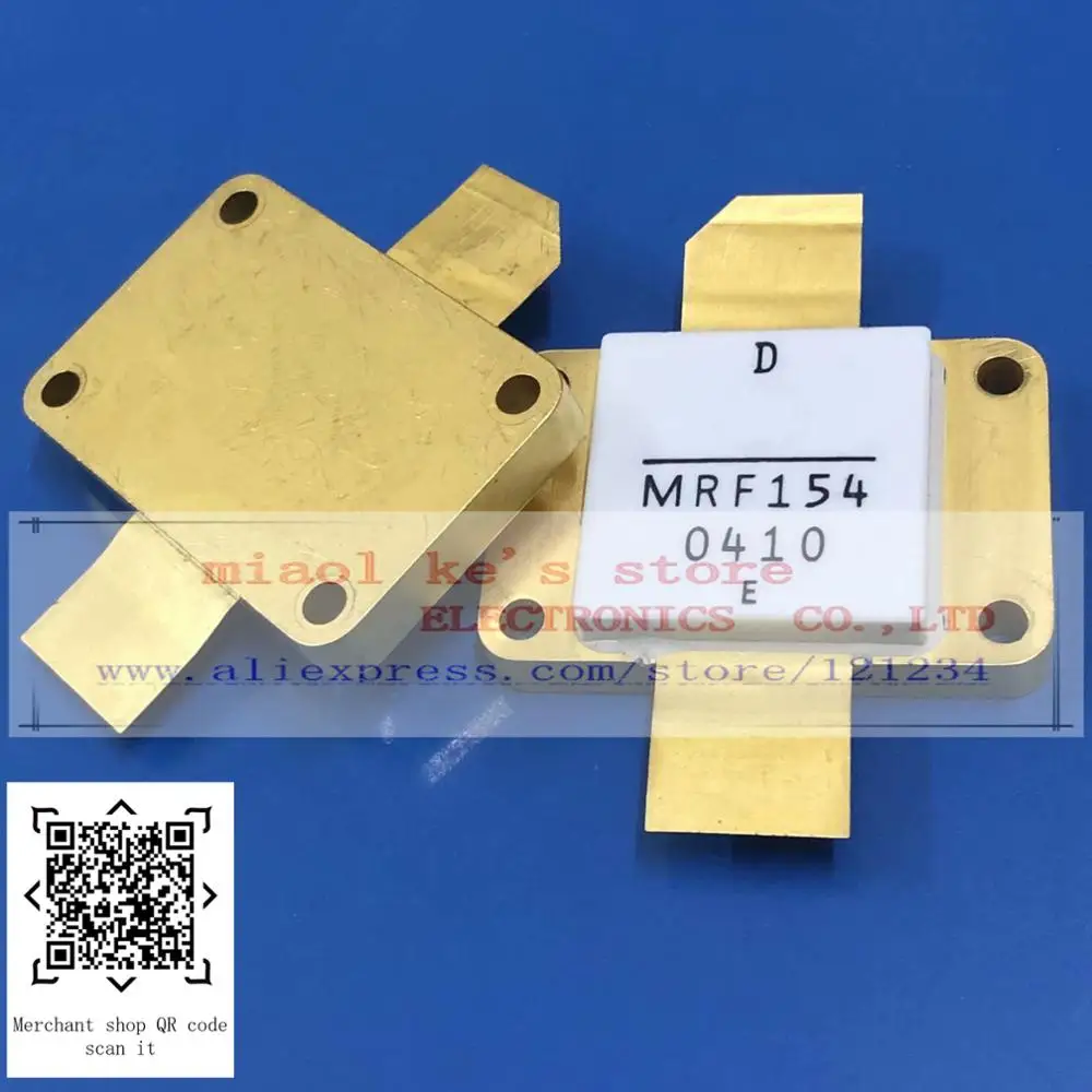 MRF154  [ RF Mosfet N-Channel 50V 800mA 2MHz~100MHz 17dB 600W CASE 368-03 ] High-quality original transistor