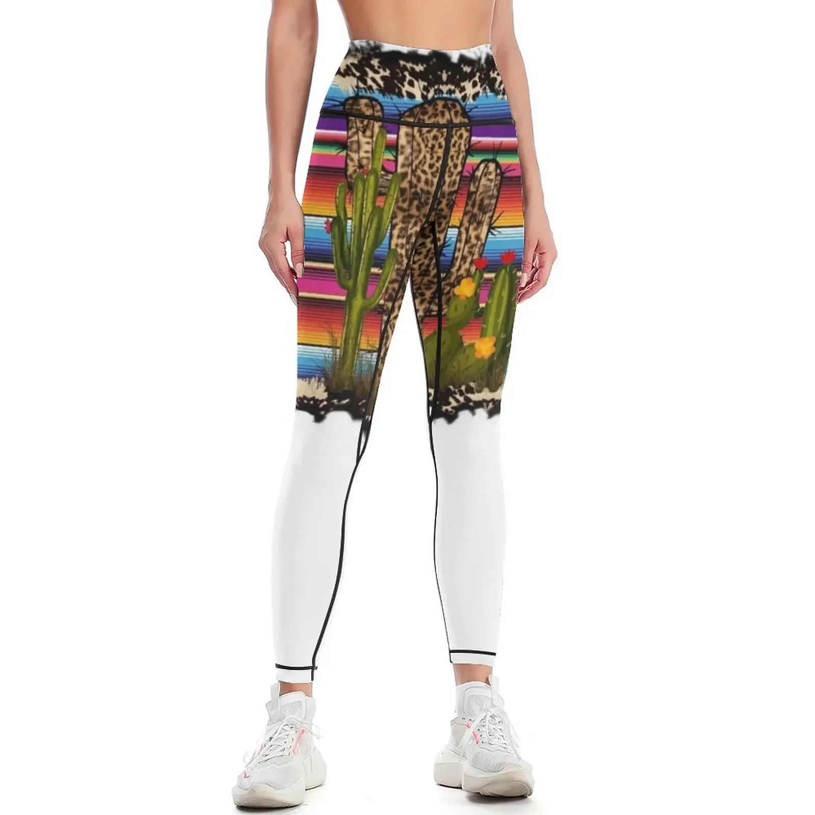 

Serape Cactus Leggings legging gym Training pants gym womans Womens Leggings