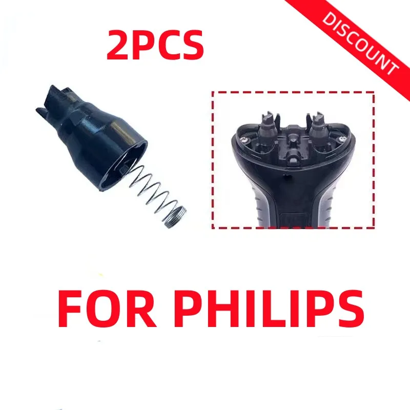 Peças de motor de acionamento de eixo rotativo de barbear, 2 peças para philips at600 hq902 hq904 hq906 hq909 hq912 hq914 hq915