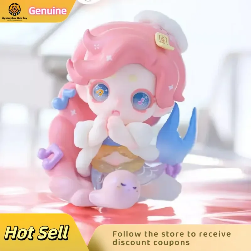 

Genuine New Spot Ghost Keeno Three Generations Make A Wish To The Sea Breeze Series Blind Box Trendy Desktop Ornaments Girl Gift