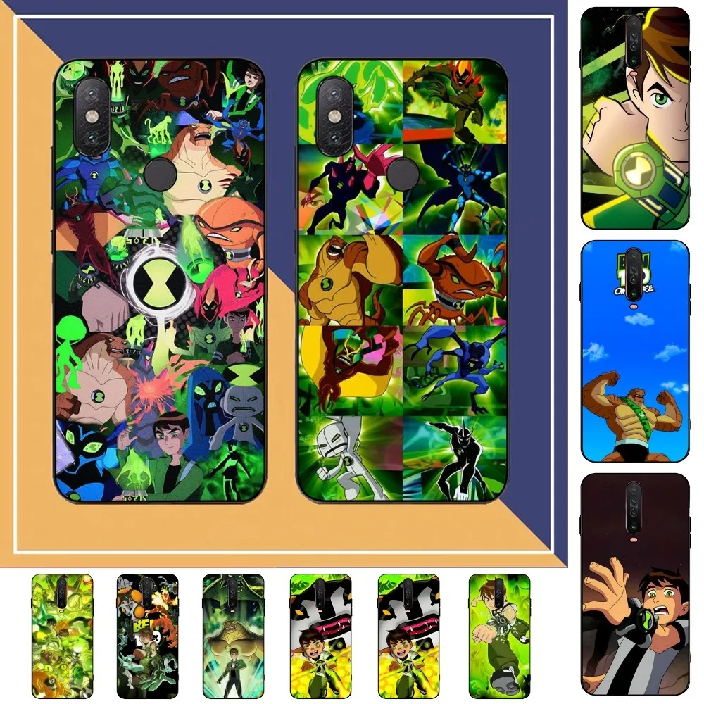 Classic Cartoon TV B-Ben-10 Phone Case For Redmi Note 4 X 5 A 6 7 8 T 9 9S 10 11 11S 11Epro Poco M3 Pro