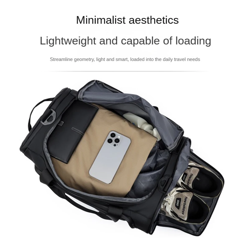 Custom logo Large Fitness Bag Dry Wet Shoes Swimming Yoga Gym Sport Handbag personality customization Travel Bag Basketball pack