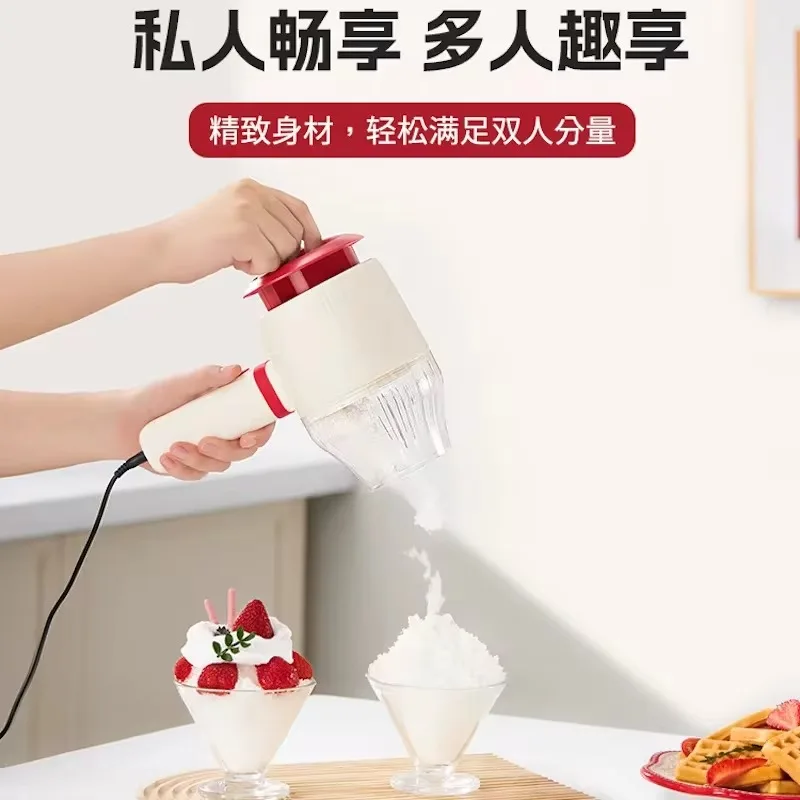 Handheld Slush Puppy Machine Detachable Slushie Machine Portable Ice Crusher Slushy  Home Appliance Shaved Ice Maker