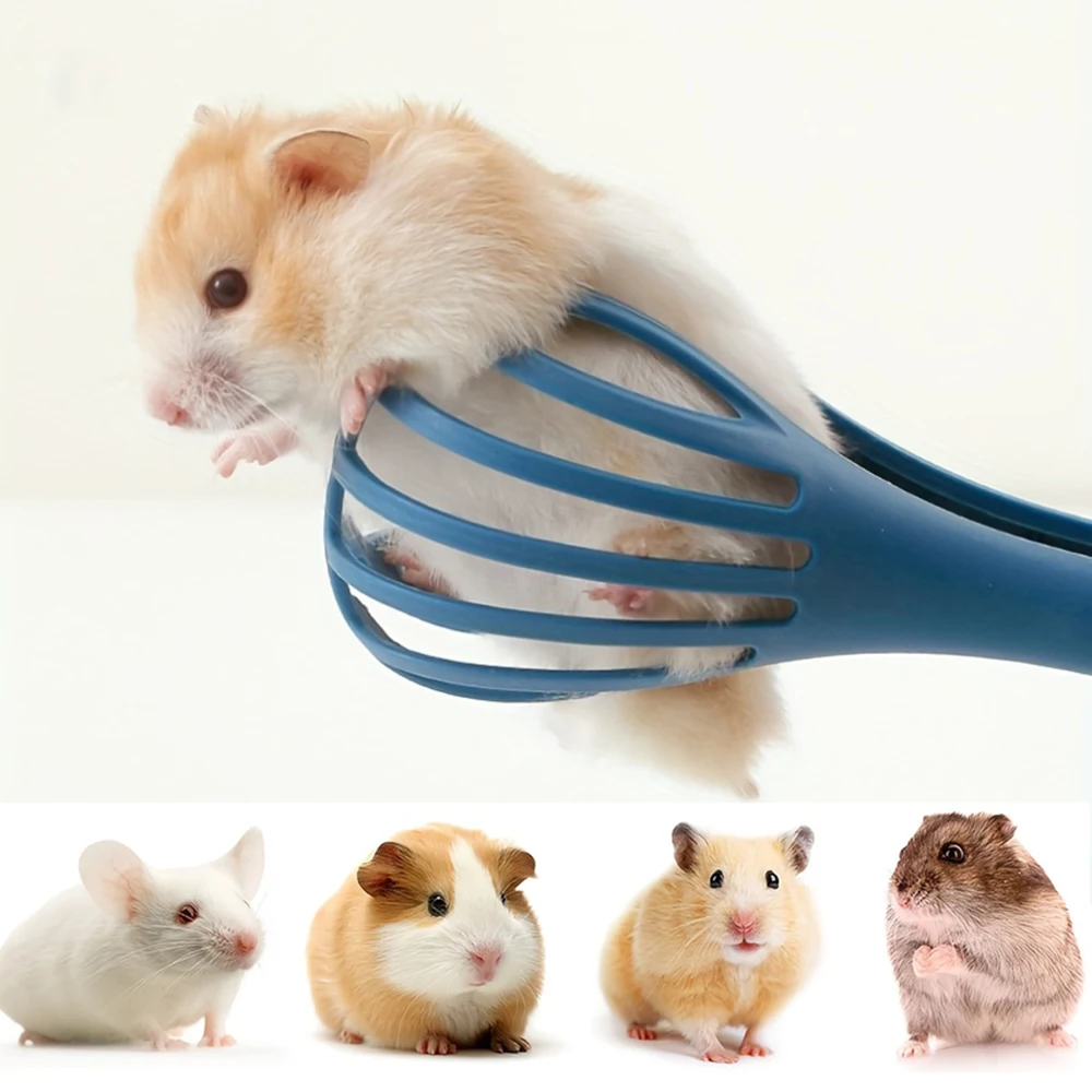 1Pc Hamster Grip Clamp - Heavy-Duty Small Animal Handler With Long Non-Bite Proof Handle, Safe Hamster / Mouse Catcher For Cage