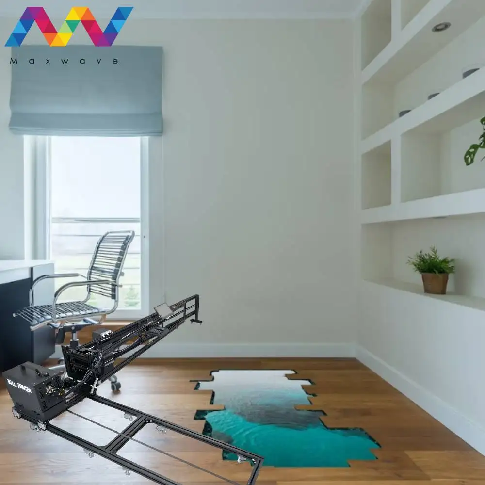 3D деревянная плитка, напольная печатная машина, струйный принтер, инструмент для украшения пола, струйная печатная машина, прямо на пол