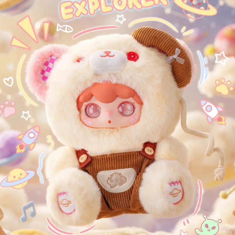 

Оригинальная коллекционная игрушка-сюрприз Kimipapa Tiny Cosmos Series 400% в виде милого кролика, подарок на день рождения для девочек и любителей коллекционирования