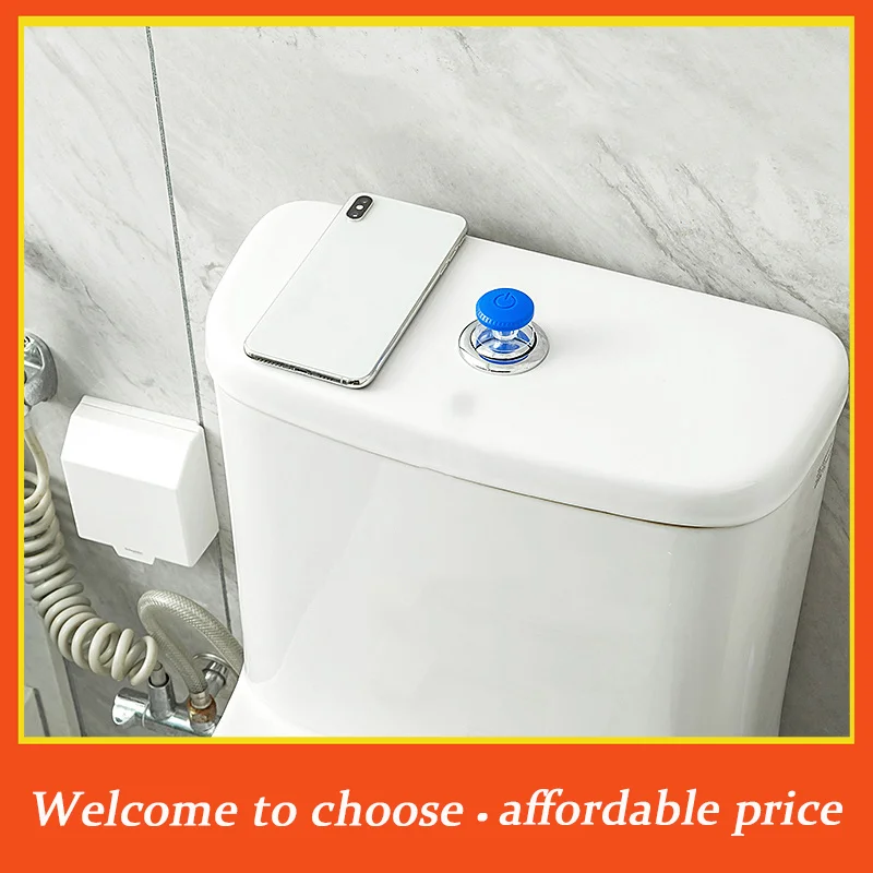 #1PC New Toilet Press Button Handle Heart Shaped Toilets Press For Bathroom Water Buttons