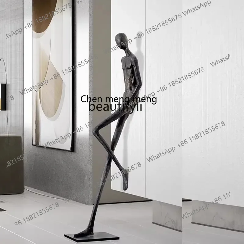 cc182R تجريد حديث، منحوتة من الأرض إلى السقف، أثاث منزلي، شخصيات، أثاث مكتبي ناعم #3