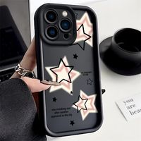 Cute Pink Stars Case for Xiaomi Redmi Note 14 13 12 11 Pro Plus 4g 5g 12S 11S 10S 10 Pro 12C 13C 14C4G Soft Silicone Phone Cases