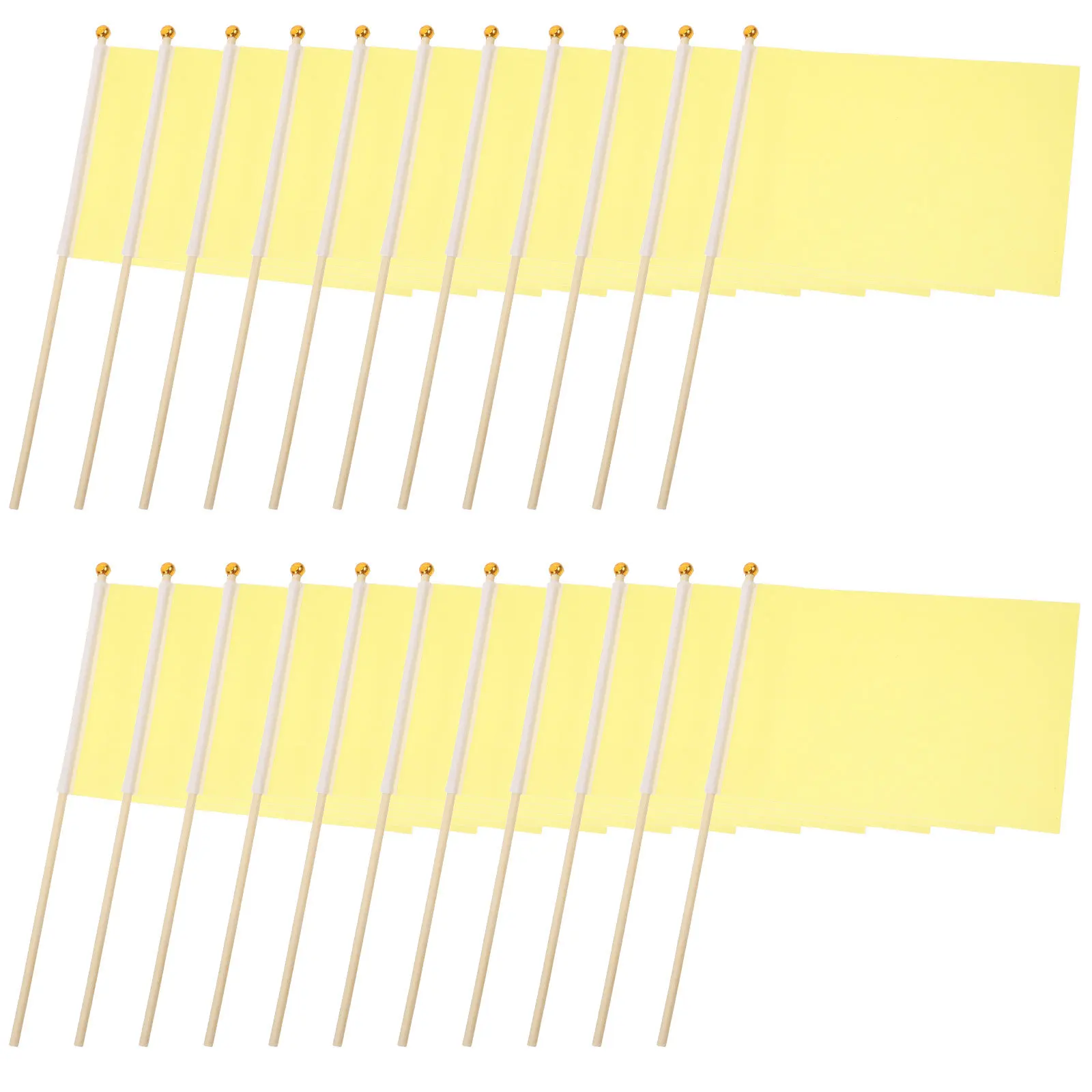 

25Pcs Mini Hand Flags Lightweight Anti-Wear Colored Waving Flags for Party Outdoor Events Portable Small Handheld Banners Decor