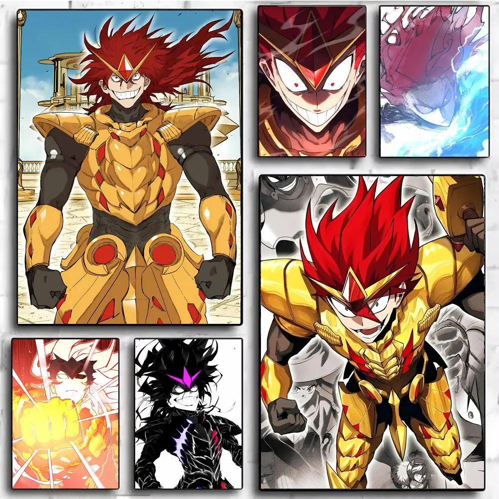 Epic VRMMO Webtoon H-Hardcore Leveling Warrior Poster Modern Home Decor & Interior Design | Wall Art Collection