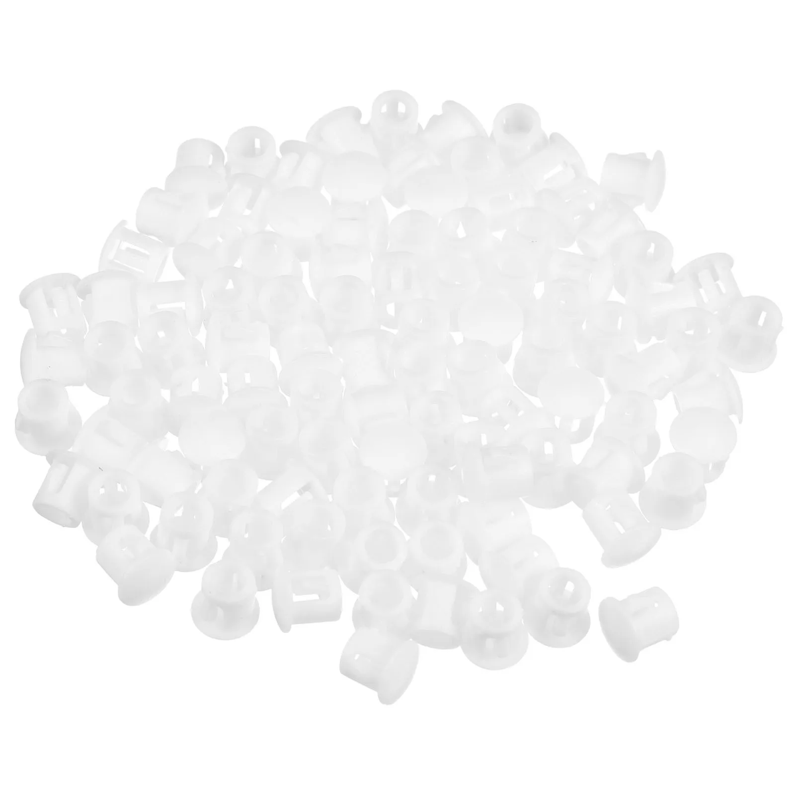 

100Pcs Round Plastic Hole Plugs Screw Covers Furniture Cabinet Door Hole Filling Durable Caps Plastic Plugs to Fill Holes
