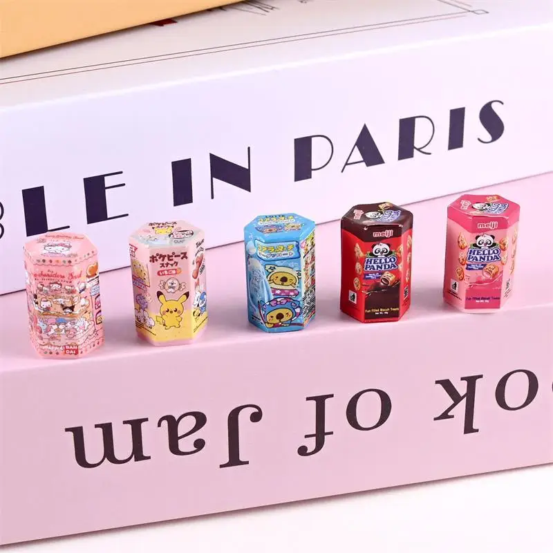 10 pçs casa de bonecas em miniatura simulação balde biscoito lanches modelo comida brinquedo ornamentos casa boneca acessórios crianças fingir brinquedo presente