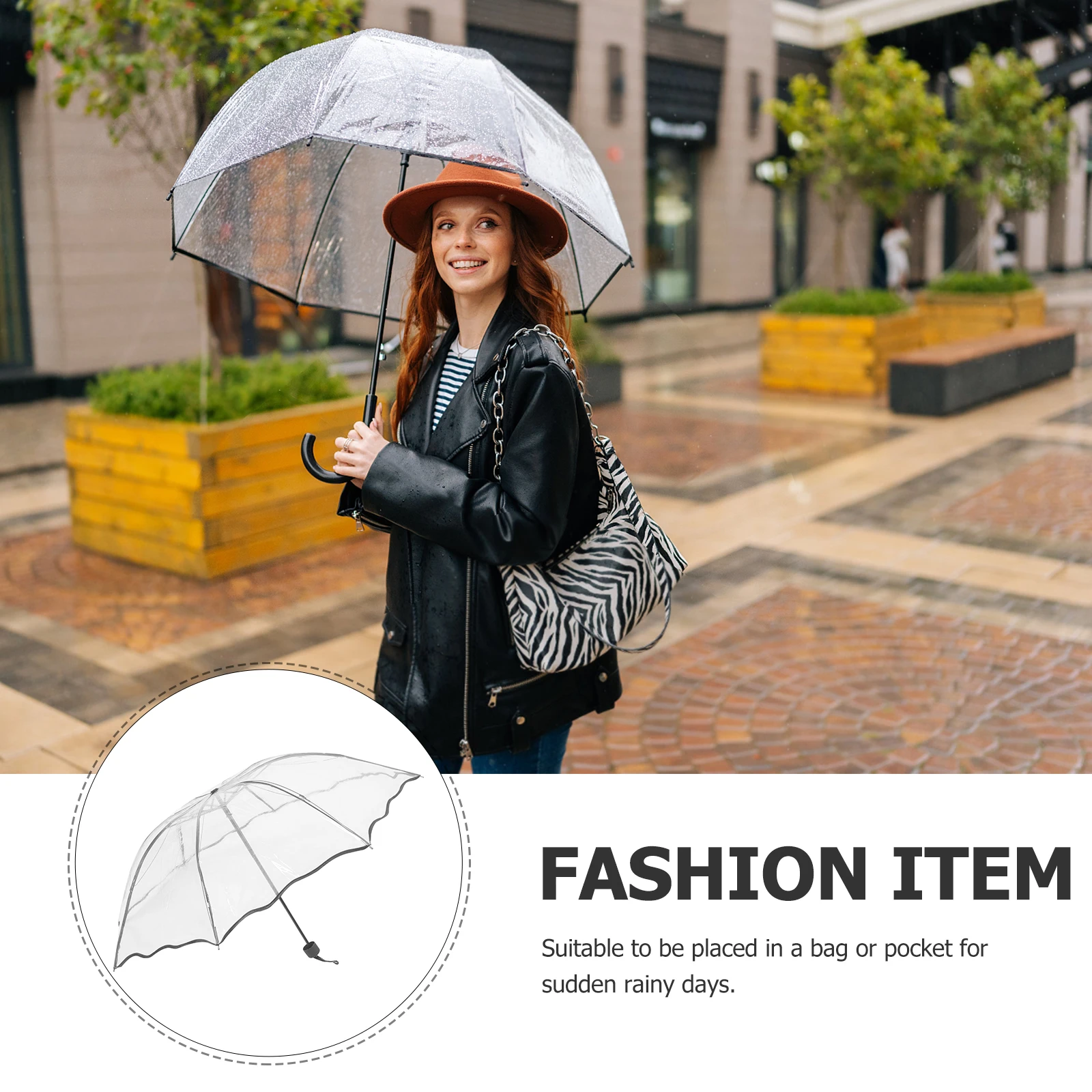 

Lightweight Portable Umbrella Compact Travel Sun and Rain Protection Sturdy Foldable All-Weather Umbrellas for Outdoor Use