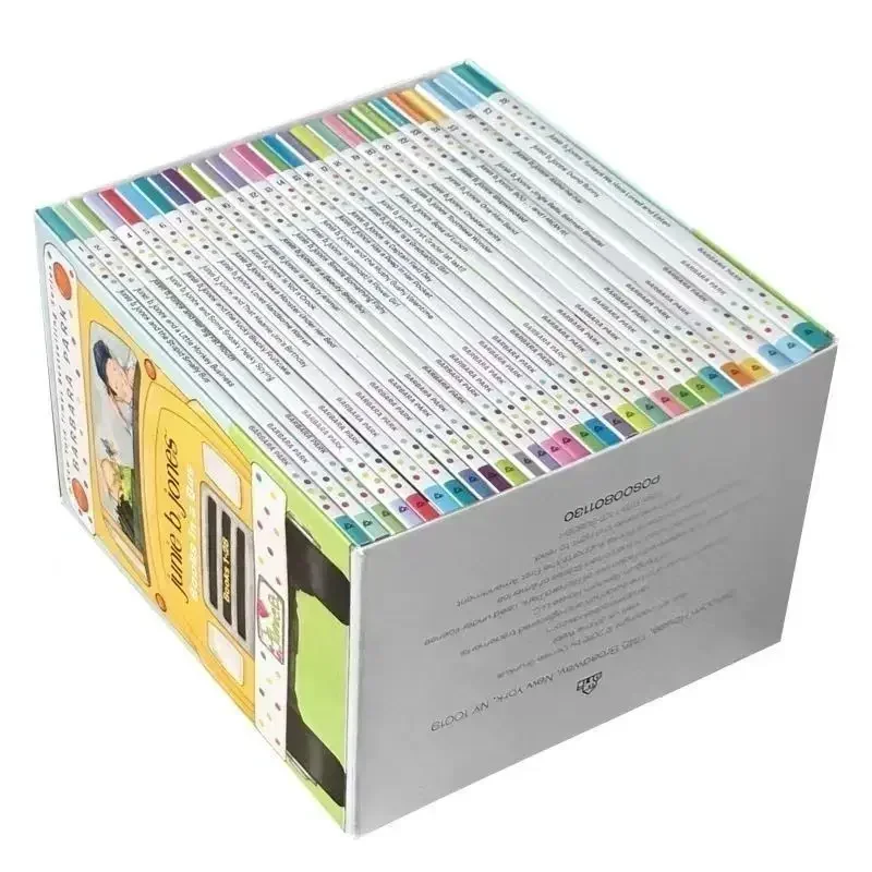 

Книги из 28 книг/набор: Джуни Б. Джонс, полные книги для чтения на английском языке, книги с романами в стиле ада, средней школы, кампуса