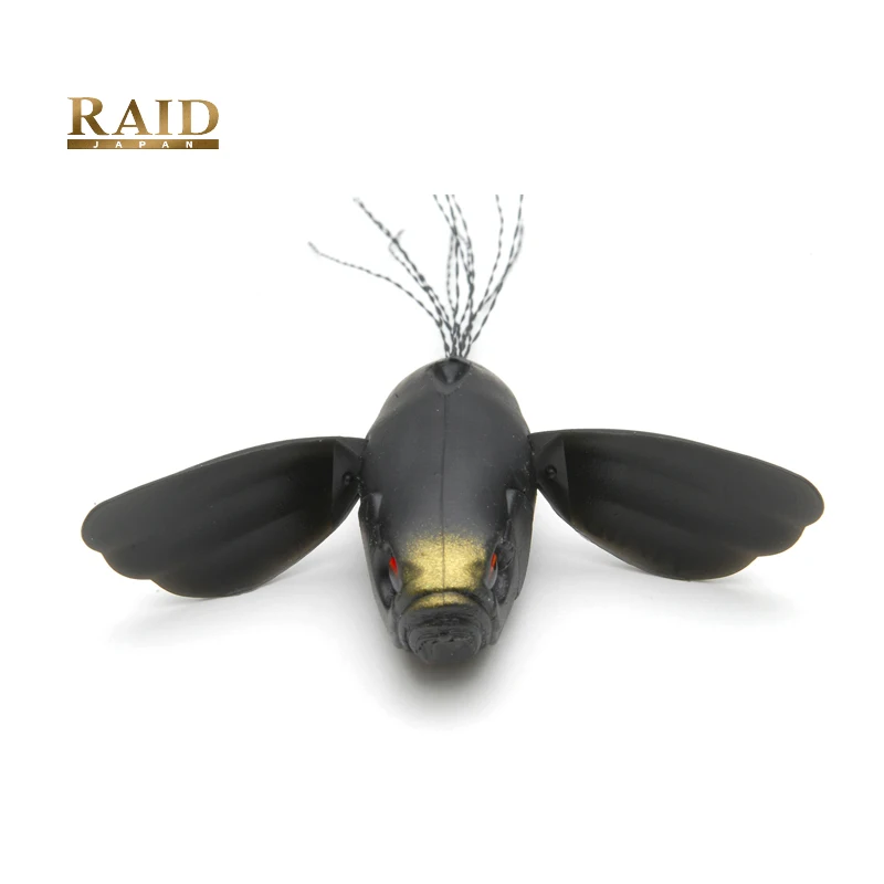 

Japan RAID Lure Water Wave Climbing Perch Floating Soft Fish MICRO DODGE Buoyancy Soft Worm Bait