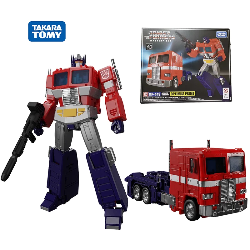 In Stock TAKARA TOMY Original 23cm Anime Figure Transformers MP44S Masterpiece G1 Optimus Prime Action Figure Model Toy