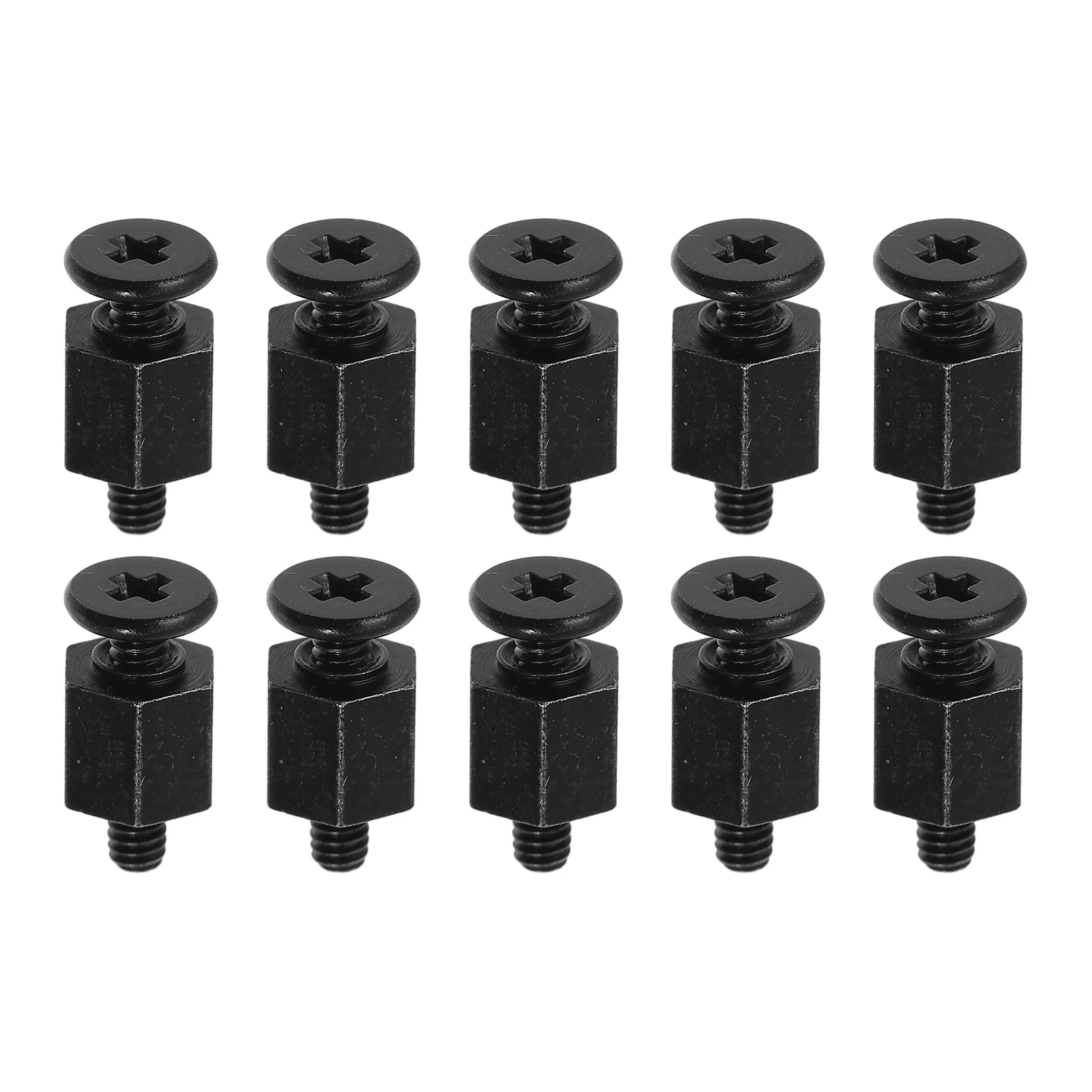 

10 pcs Hexagon Screws Black M2 SSD Mounting Kit for Laptop M.2 Ssd Mounting Screw Motherboard Computer Hardware Durable Non Rust