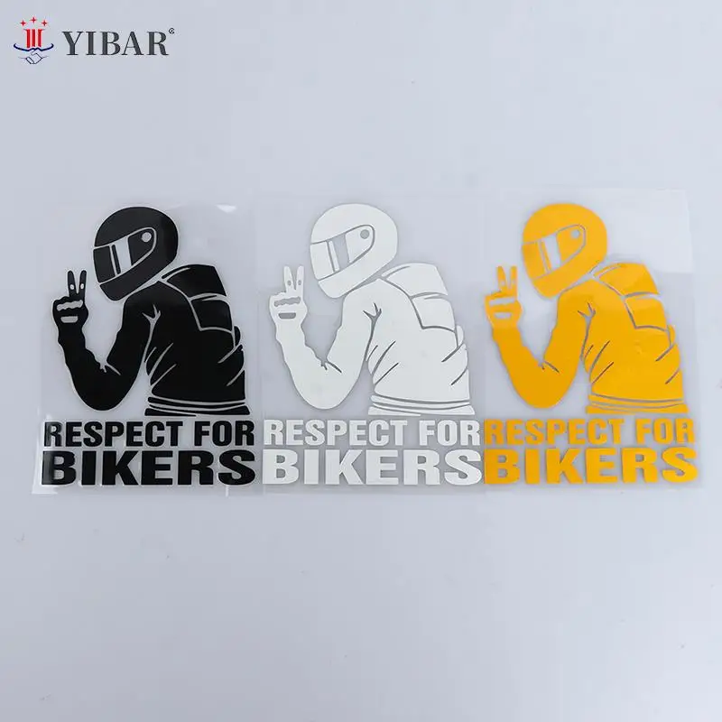 

2pcs Or 1pc Respect Biker Sticker For On Car Motorcycle Vinyl 3D Stickers Motorcycle Vinyl 3D Stickers And Decals 15x11CM