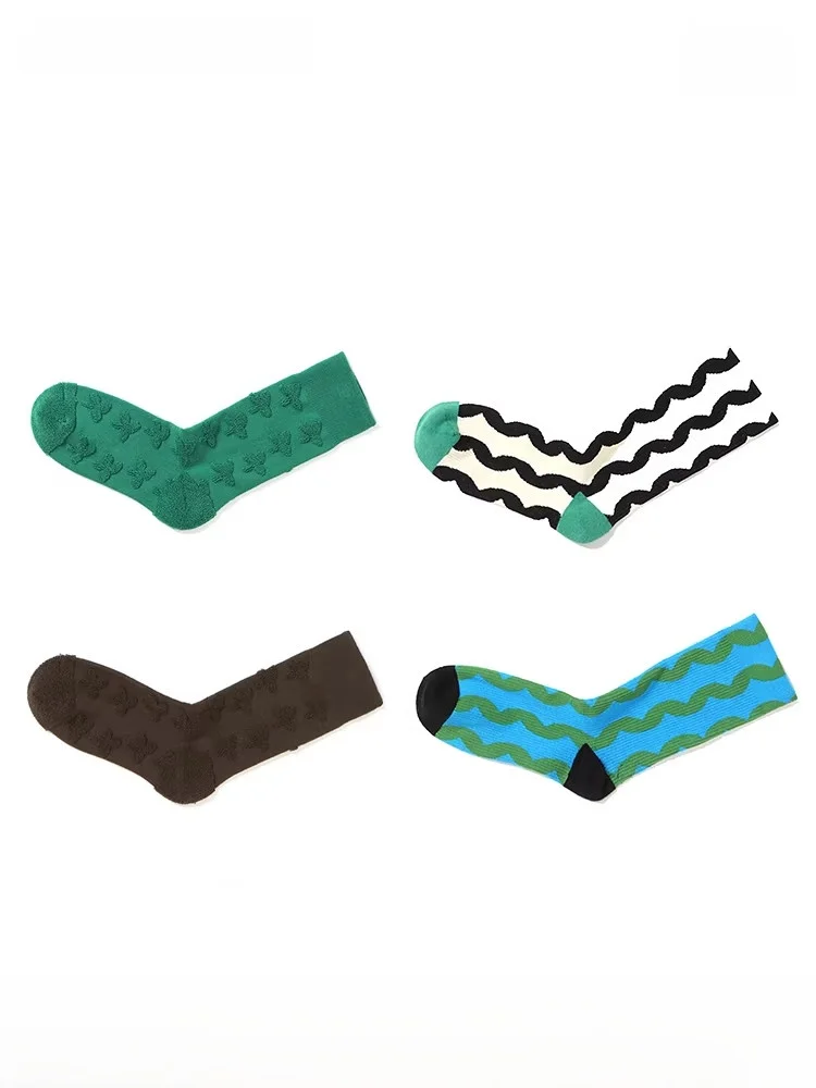 een-ベルト-ミッドカーフ-ストライプ-カラーブロ-レディース-ソス-ファッショナブル-パーソナル-アウター-トレンディ-ブランド-多用途-冬用-ソス