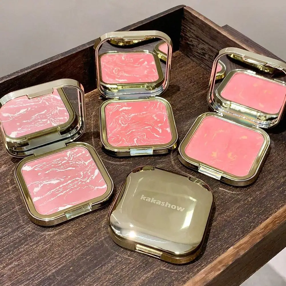 لوحة أحمر الخدود المخبوزة المتدرجة أحمر الخدود الناعمة المشرقة غير اللامعة بيرليسسينت كريم أحمر الخدود الطبيعي طويل الأمد لمكياج الوجه #2