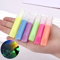 6ml Water-Based Luminous Paint Long Lasting Fluorescent Pigment Paint Glow In Dark Acrylic Painting Water Color Artwork Party