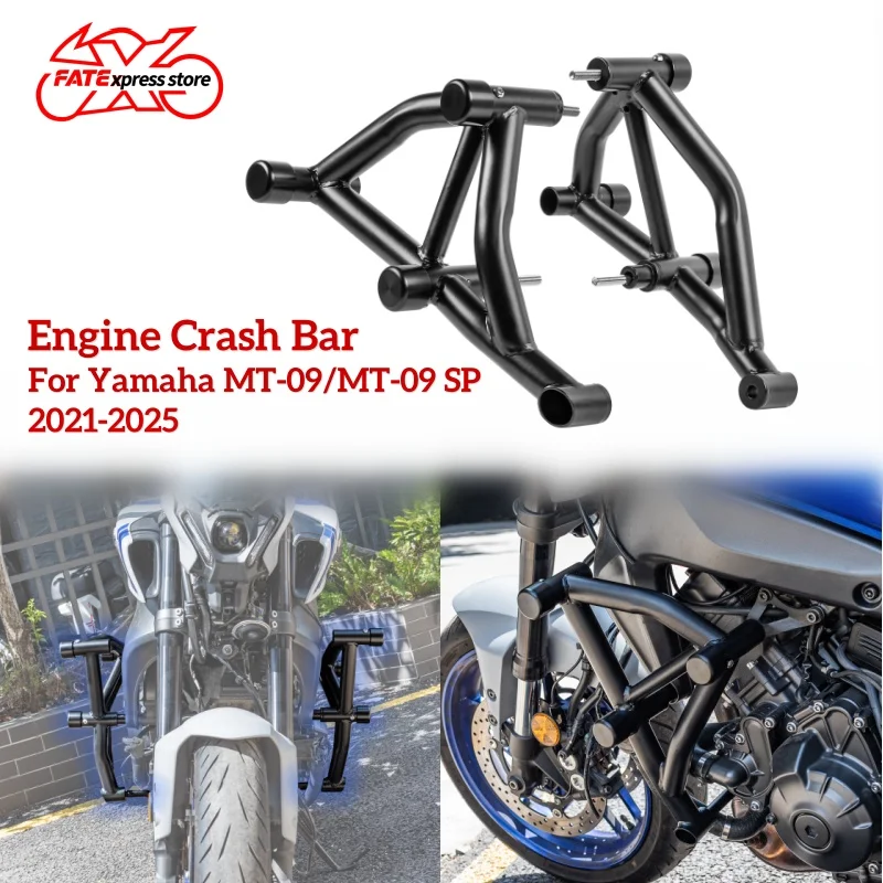 

Engine Crash Bar Guard For Yamaha MT09 MT 09 SP Highway Bumper MT-09 2021-2025 Fairing Protection Motorcycle Accessories 2024
