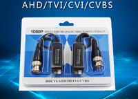 10 pairs--HD-CVI/TVI/AHD PassIve video balun 1080P 2MP HD CCTV camera video transmitter