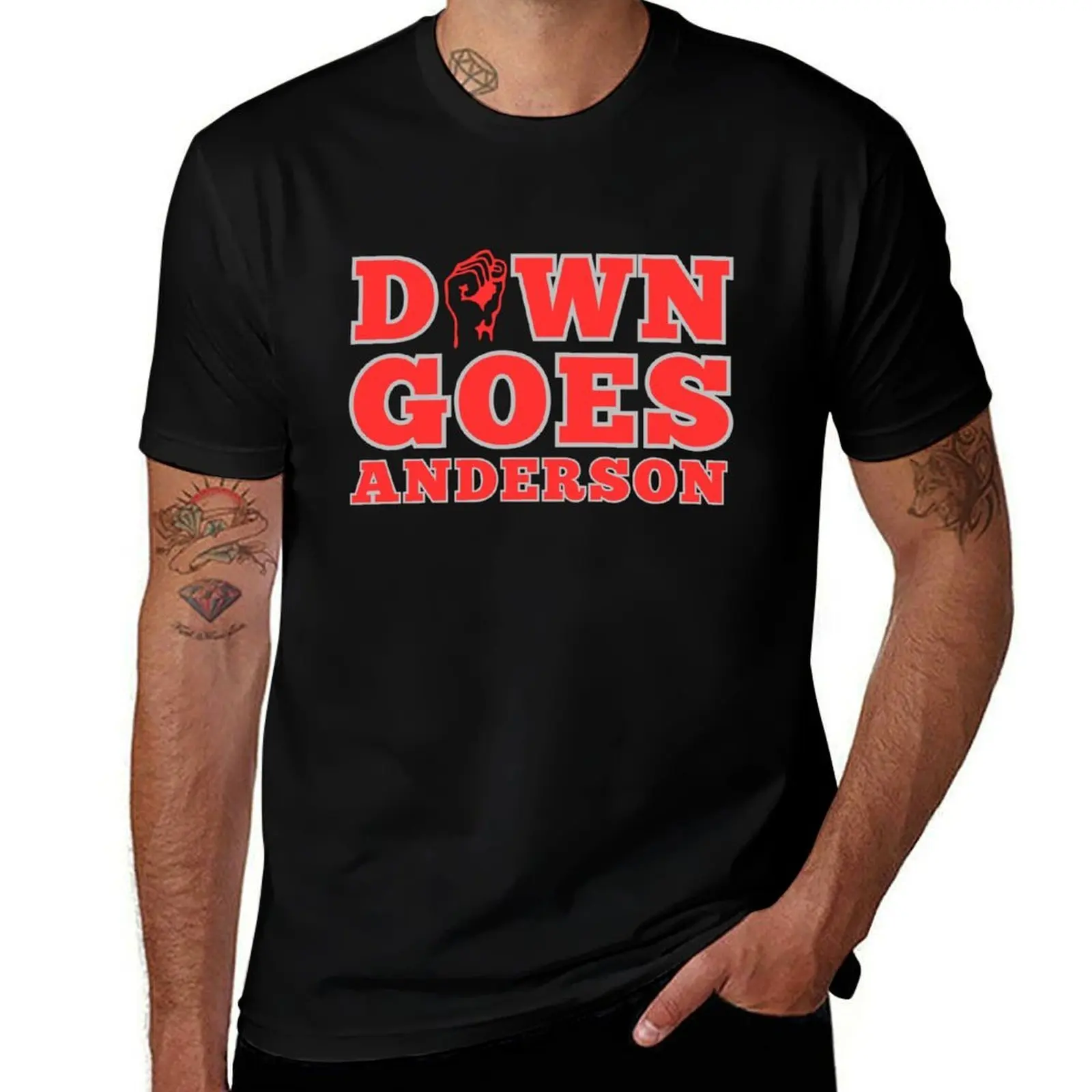 Tom Hamilton Down Goes Anderson T-Shirt Lightweight Running T-Shirt