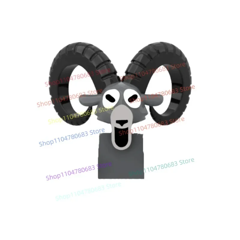 Mini Action Figure Herten Uil Geit Monster Bouwstenen Assemblagemodel Beeldje Anime Cartoon Decoratief Speelgoed Cadeau Collectible