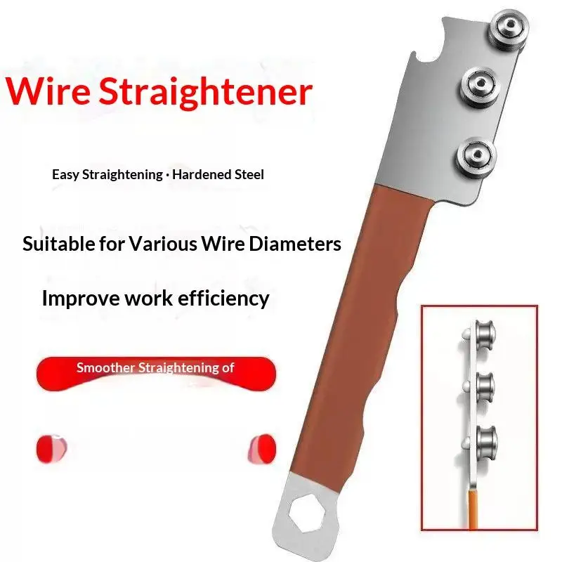 【BA】1Pcs Stainless Steel Professional Electrician Wire Tool Wire Straightener Electrical Cable Terminal Tools For Electrician