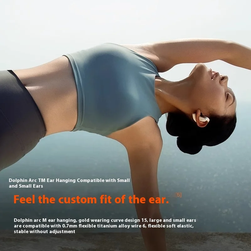 SHOKZ OpenFit 2 T920 سماعة لاسلكية تعمل بالبلوتوث سماعات عمر البطارية الطويل سماعة AI الحد من الضوضاء سماعات رياضية مخصصة