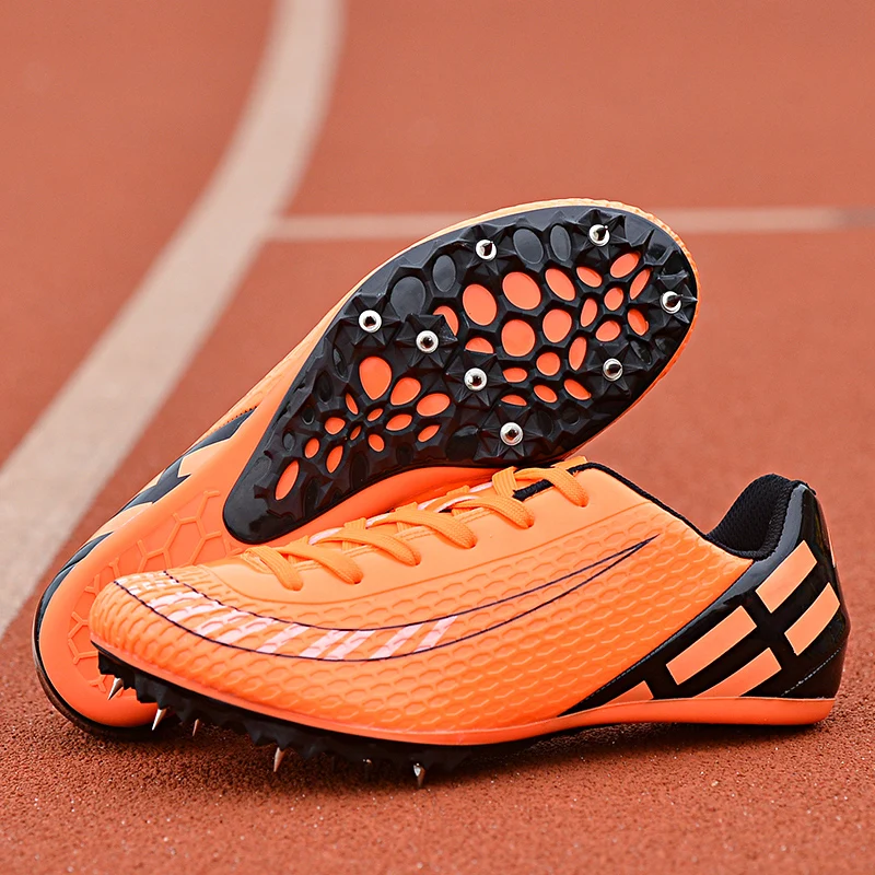 Mężczyźni lekkoatletyka buty damskie kolce trampki sportowiec do biegania na trening lekki mecz wyścigowy Spike sportowe buty rozmiar 35-45