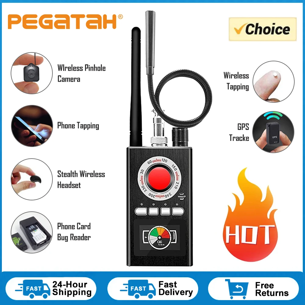 

Multi-function K18 K88 Anti Theft Detector GPS Scanning Detection Instrument RF Tracker Wireless Camera Lens Device Finder