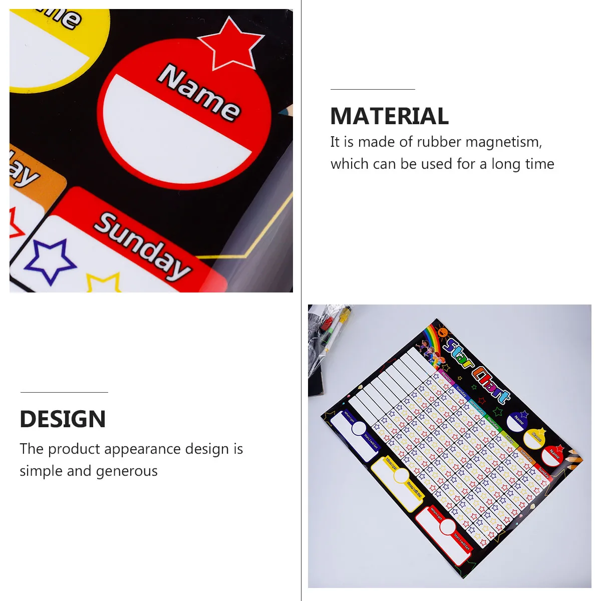 

Magnetic Refrigerator Sticker Writeable Dry Erase Planner For Kitchen Office School Use Schedule Chart Chore Reward System