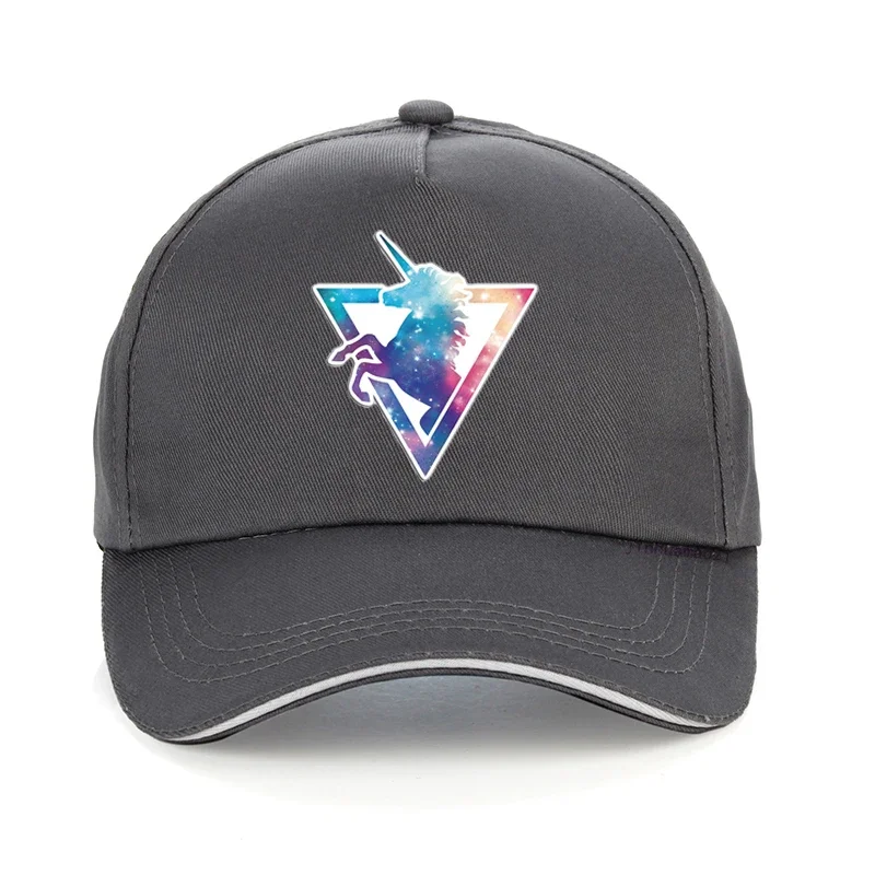 New Girls Heart Unicorn Institute Wind Baseball Hat Summer Cartoon Sweet Cute Curved Cap women hats 3D Star Unicorn snapback hat