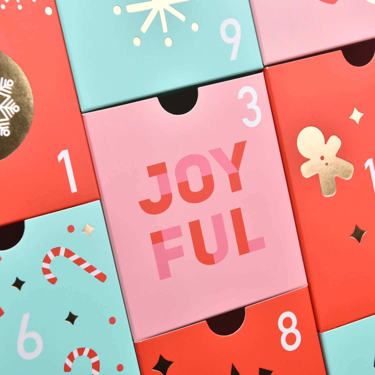 Customization.Customization.High Quality Printing Logo Hard Paper Packaging Advent Countdown Blind Mysterious Box Handmade Custo