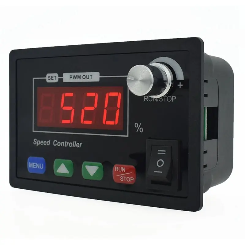 Bild 4: LLCS-2X DC10-55V 40A Motorgeschwindigkeitsregler, Digitalanzeige, Geschwindigkeitsregulierung, PWM, Vorwärts- und Rückwärtsdrehung, Drehzahlmesser