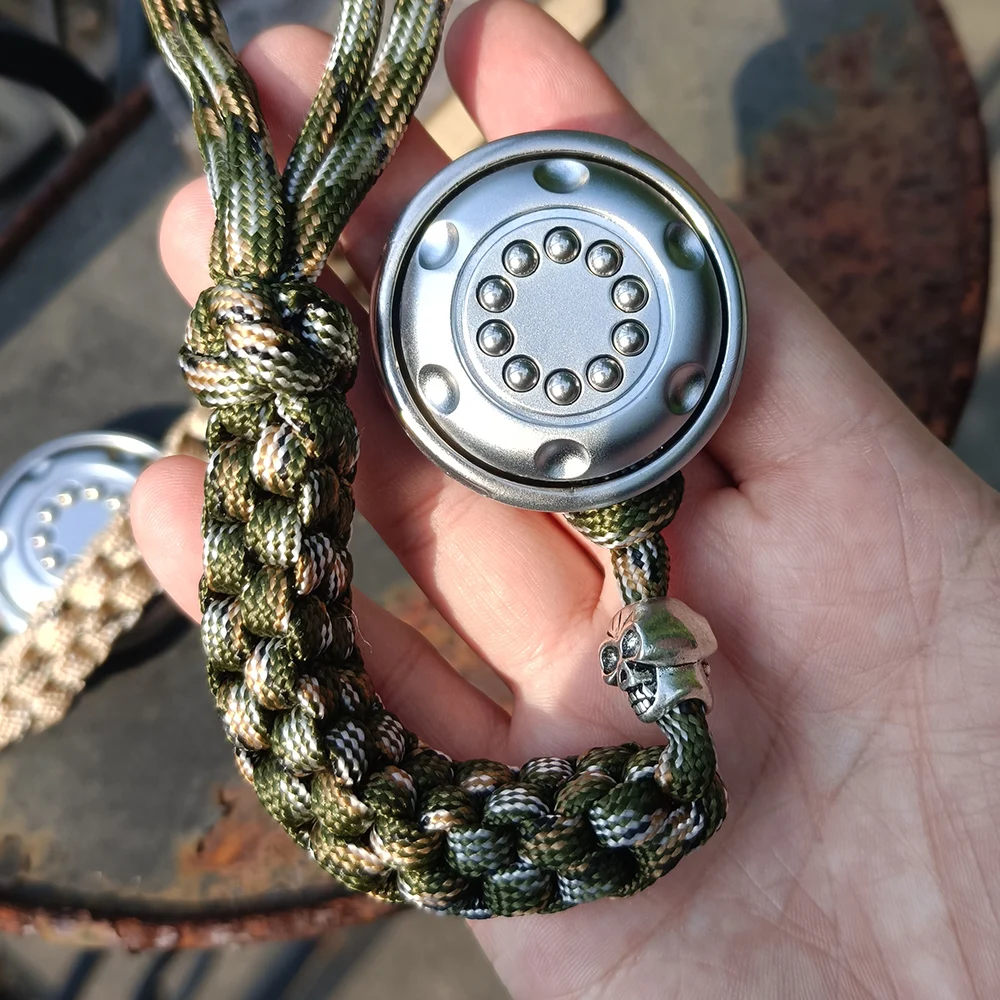 EDC عملة معدنية تململ سبينر دفع وسحب السقاطة اللمس الضغط تململ سبينر لعبة قلادة