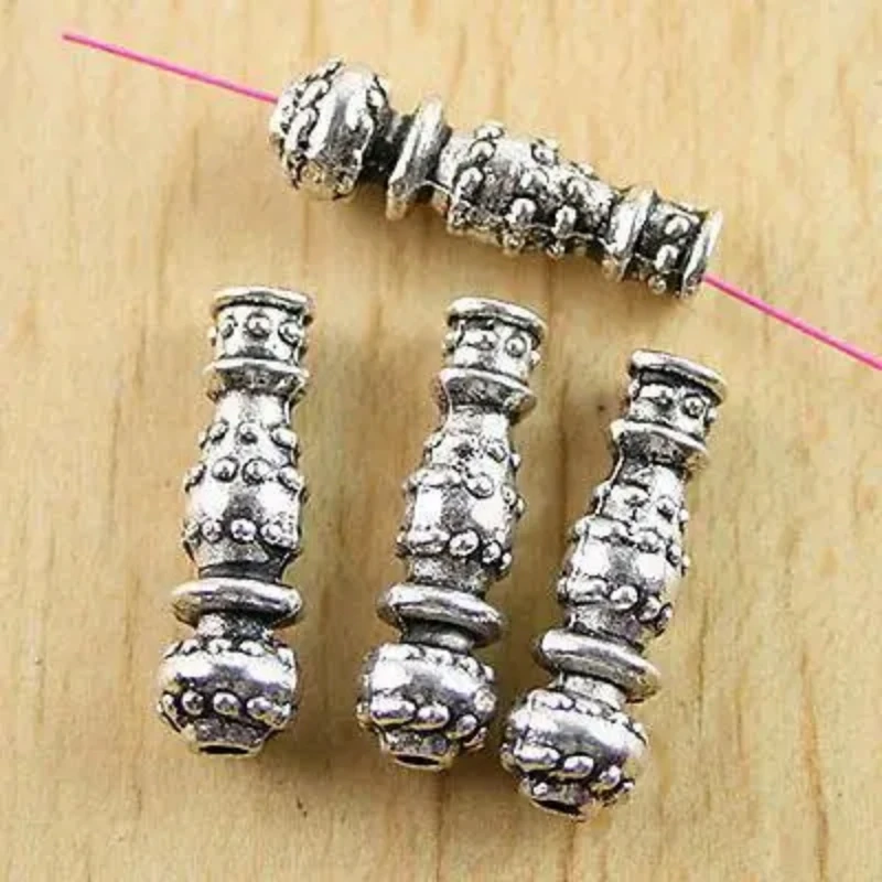 

20Pcs 22x7mm Tibetan silver vase Spacer Beads Findings h0330