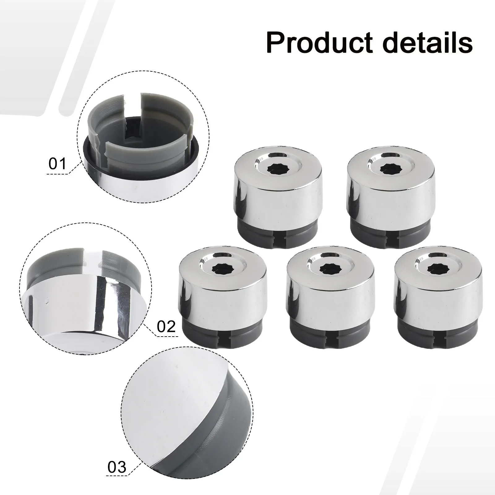 

Specifications Fits Part Name Wheel Bolt Cover Protection Protection Wheel Bolt Cover Trim Long-lasting Part Name