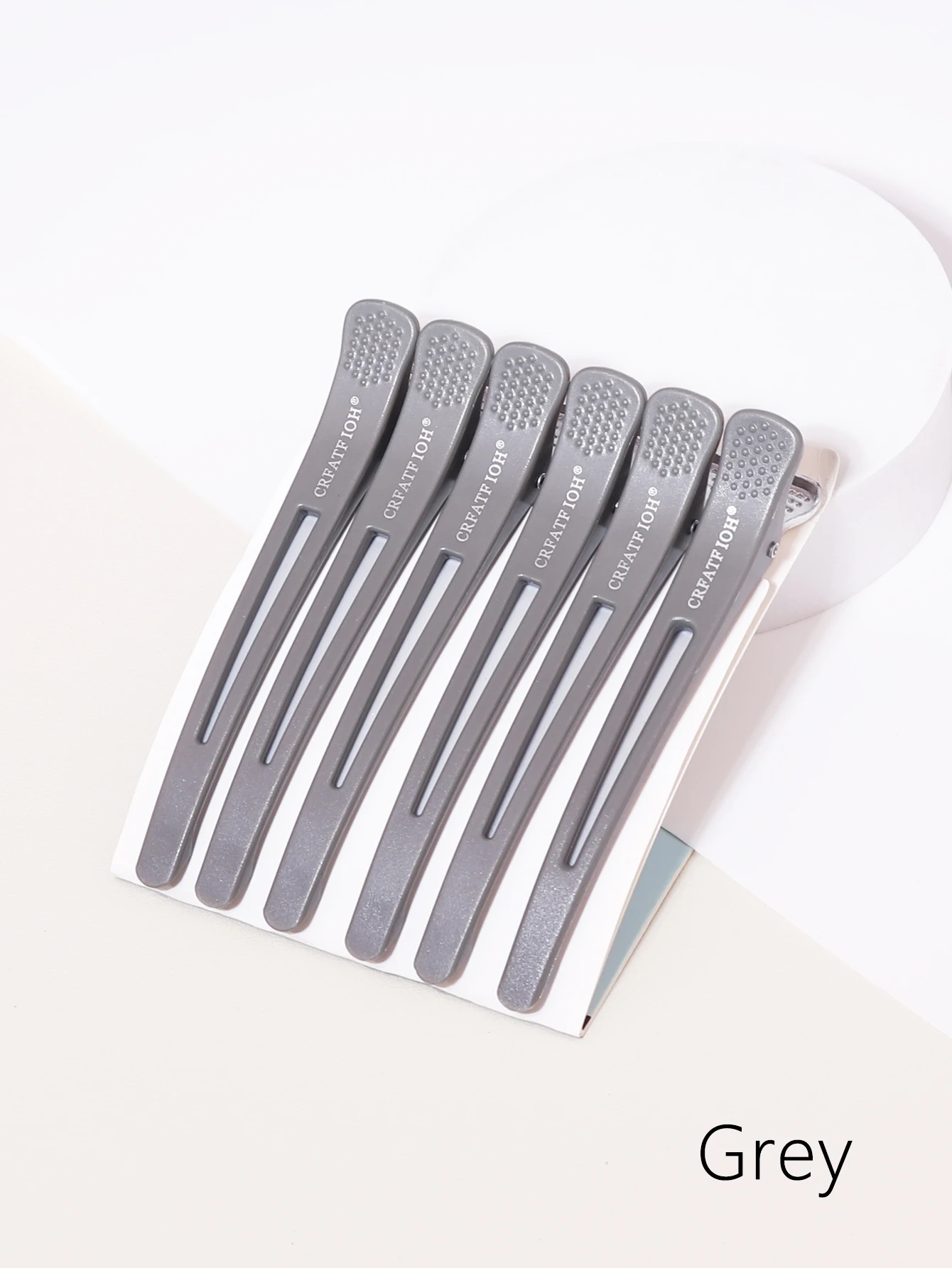 6 قطع من مشابك الشعر البلاستيكية غير اللامعة بدون خياطة لتصفيف الشعر وتصفيف ثابت ومشابك تصفيف نسائية احترافية خاصة للشعر المستعار الحقيقي #6