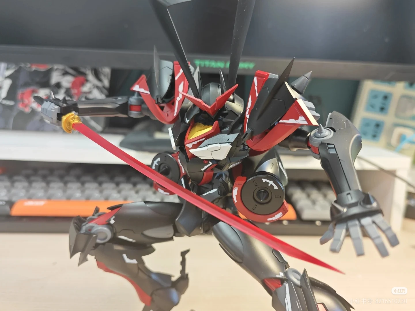 ABS MG 1/100 마수라오 수사노우 Gnx-U02x 조립 모델 키트 애니메이션 액션 피규어 로봇 스켈레톤 장난감 수집가용