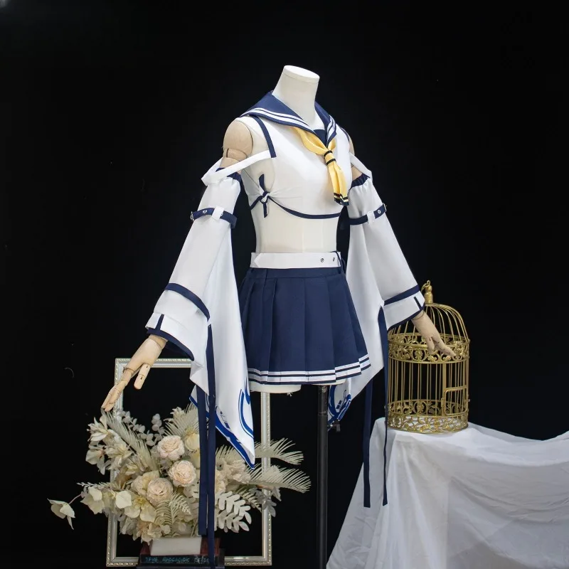 زي موحد جديد مثير لعام 2025 تنورة JK مجموعة كاملة للنساء لعبة الحفلات موضوع Azur Lane أزياء IJN Ayanami ملابس البحارة