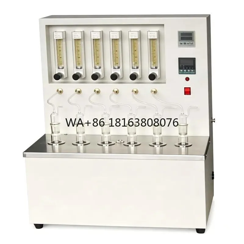 6 Samples Transformer Oil Oxidation Stability Tester Digital Temperature Control Petroleum Testing Instrument