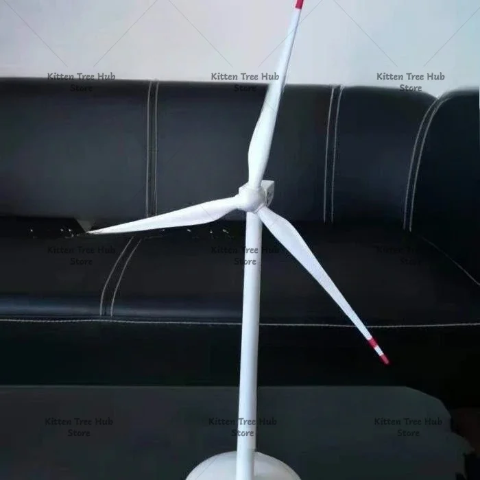 Electric Fan Model Wind Turbine Gift Model Desk Home Decoration Ornament Crafts
