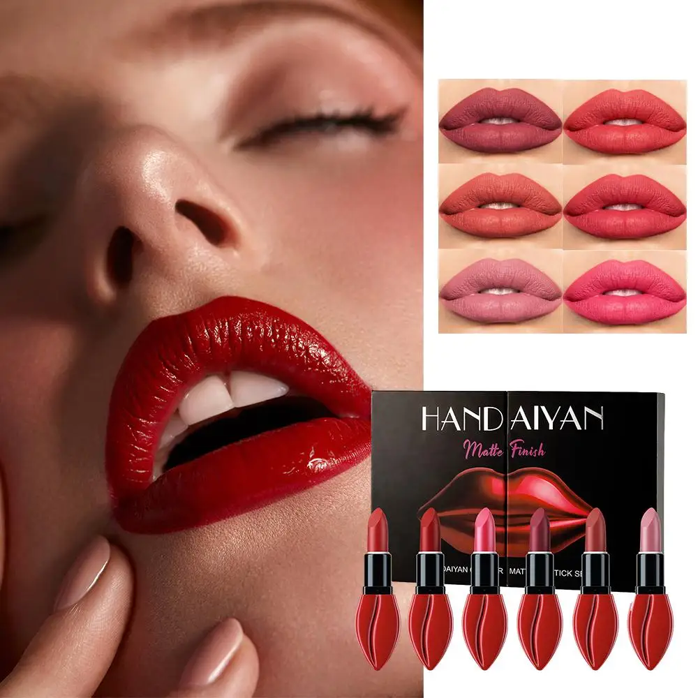 Matte flüssige Lippenstift wasserdicht langlebigen Samt nackt rot Make-up matt Pigment schwarz Tönung Kosmetik Glanz Lippenstifte Wanne u4z5