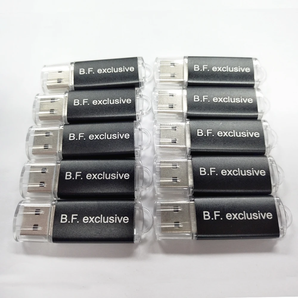 30szt/lot Pełnokolorowy pendrive USB 2.0 128GB 64GB 32GB szybki 16GB 8GB 4GB pamięć Flash Stick PenDrive 2.0