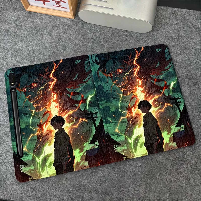 

A-Attacks on Titans Pattern For Samsung Galaxy Tab S6 S8 S9 S10 Lite FE 10.4 11 Inch 2022 2024 Tablet Case