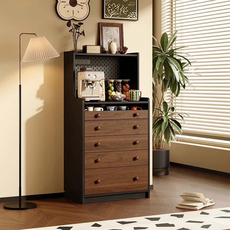 Gabinetes altos Vintage para sala de estar, gabinetes de salón elegantes y de moda de primera calidad de mediados de siglo, muebles de salón clásicos Glamour